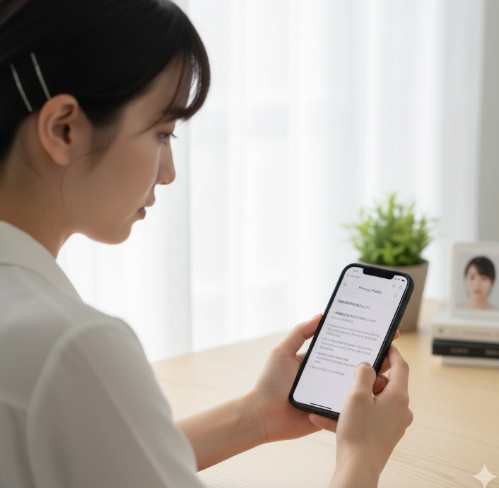 撮影時の注意点と個人情報の管理