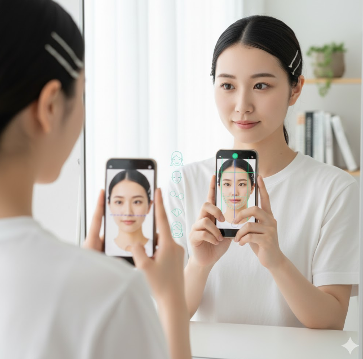 Q1.顔の形をチェック