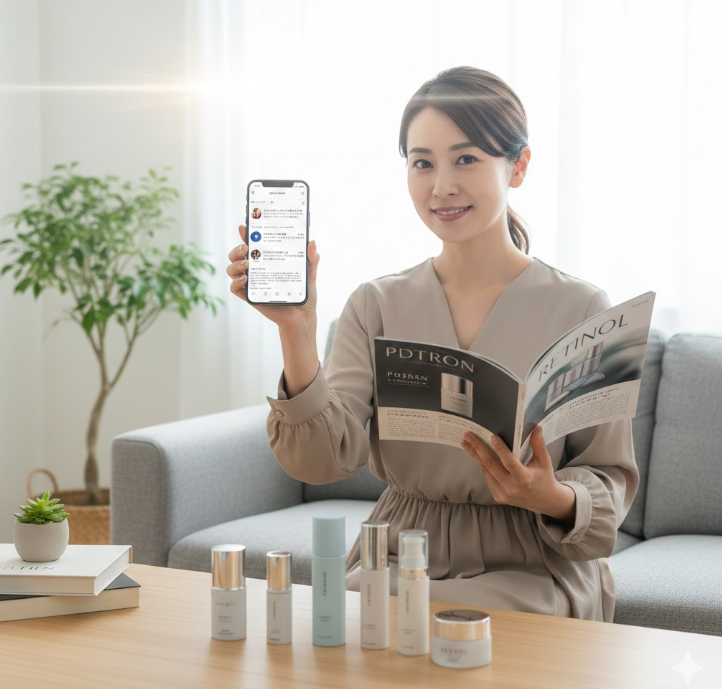 PDRNとレチノール併用で期待できる肌への効果