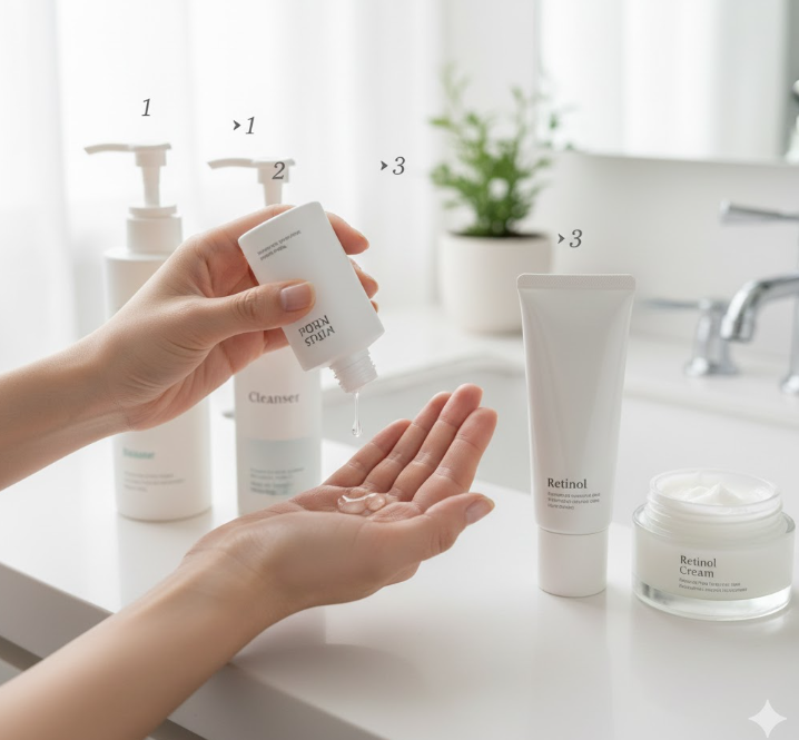 PDRNとレチノール併用の正しい順番と使い方