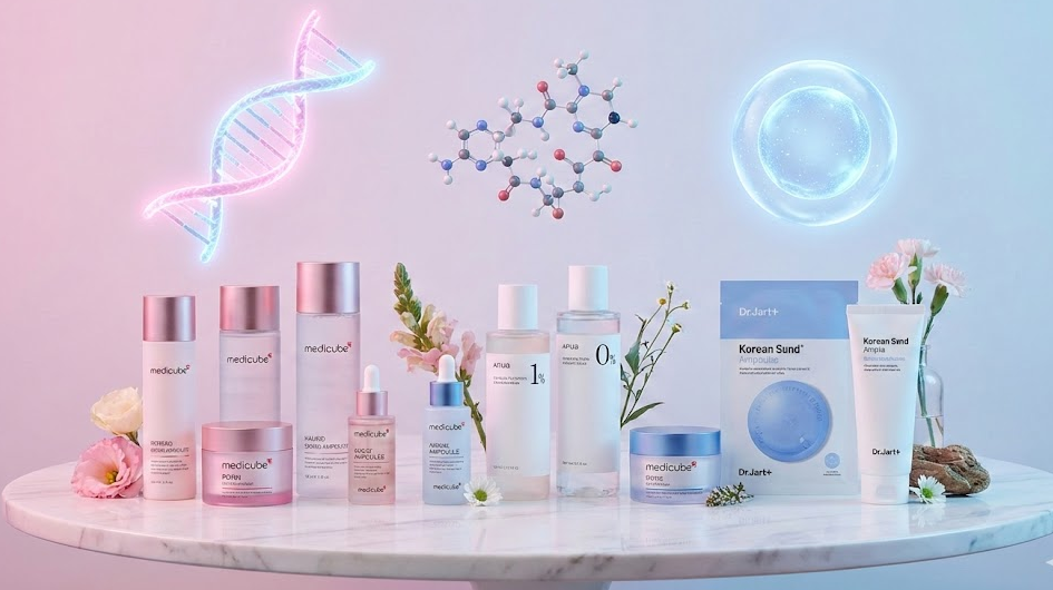 韓国再生成分の比較!PDRN・ペプチド・幹細胞の違い