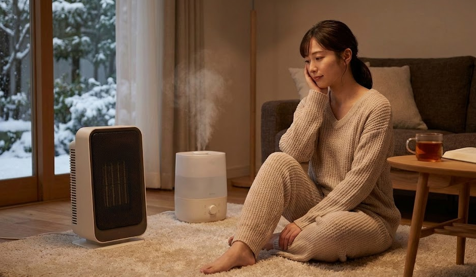 暖房器具が原因で全身が乾燥肌になる理由
