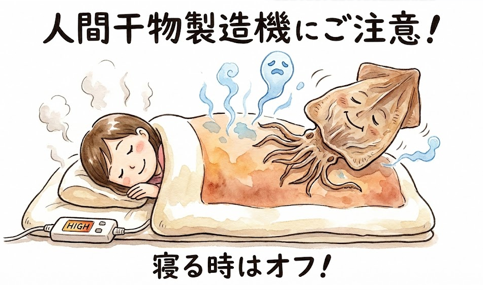 就寝中の水分蒸発を防ぐ電気毛布の使い方