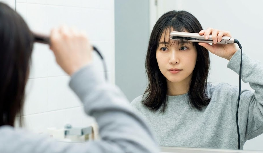 面長を活かすスタイリングテクニック