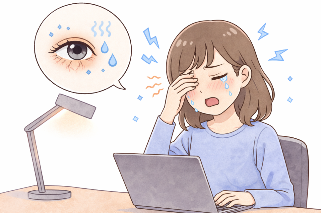 目が乾く原因を探る