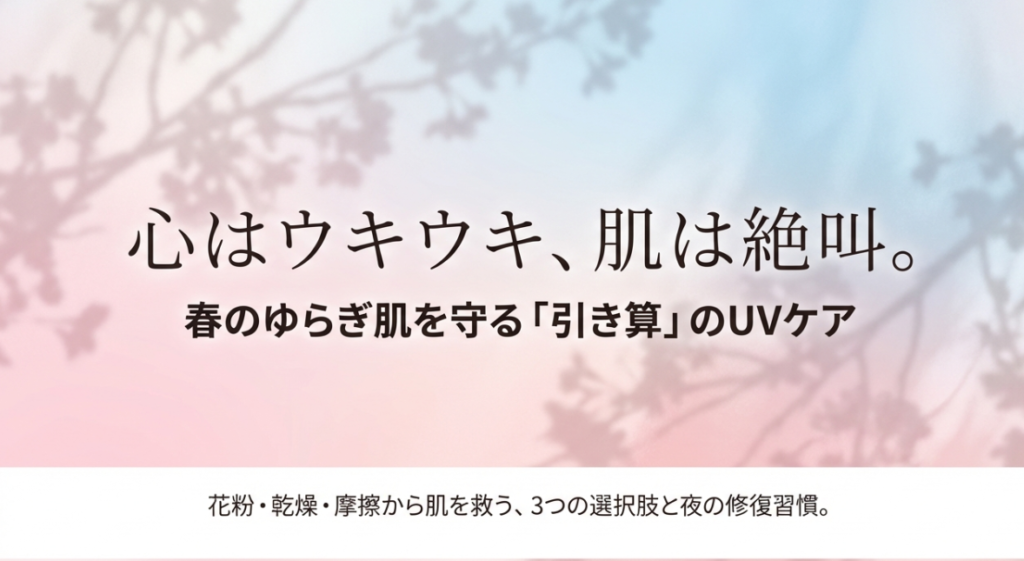 花粉で日焼け止めが塗れない？花粉ゆらぎ肌を守るUV下地3選