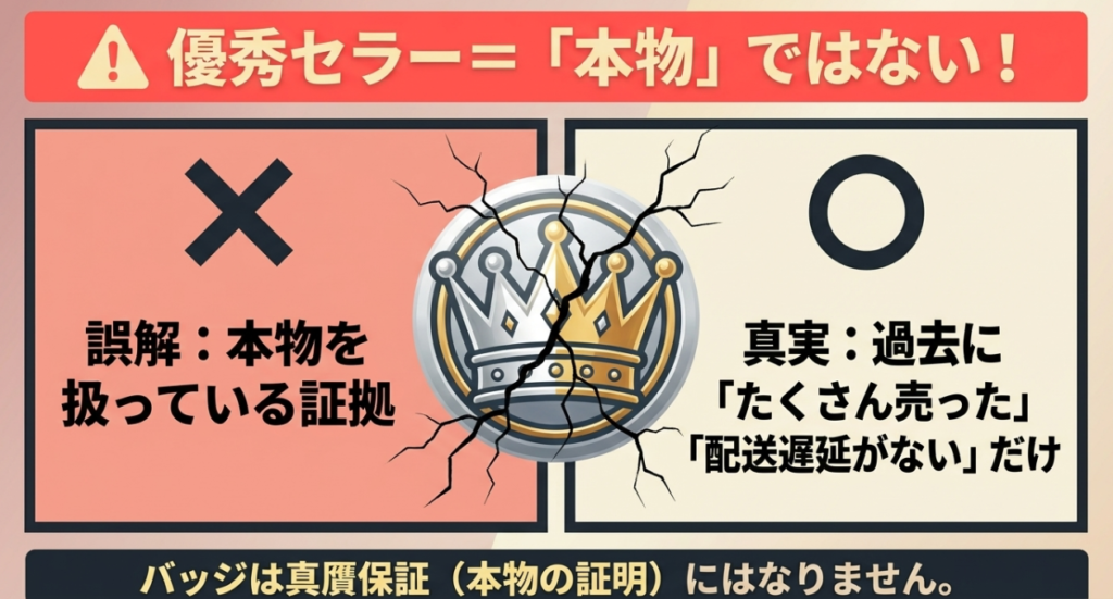 優秀セラー認定は真贋保証ではない衝撃の事実