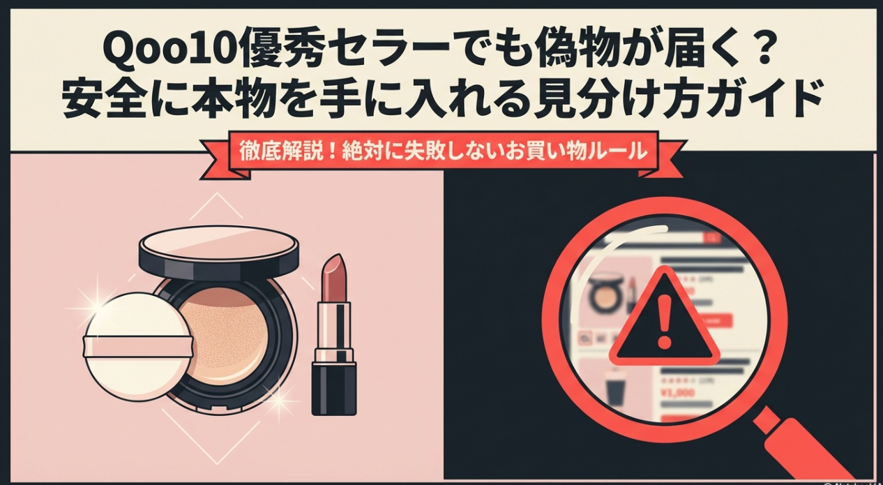 Qoo10優秀セラーでも偽物が届く？安全に本物を手に入れる見分け方ガイド