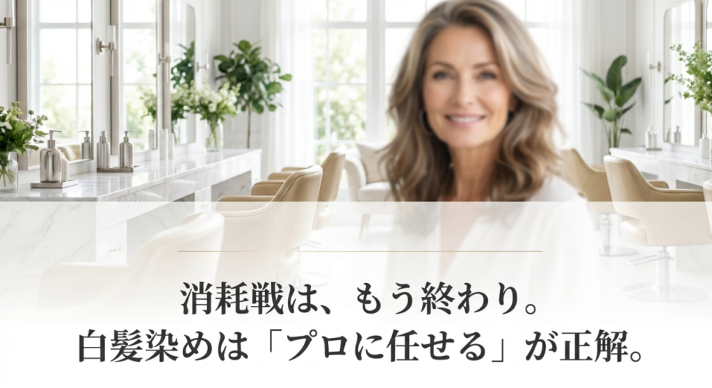 結局「美容院でプロに任せる」が一番確実