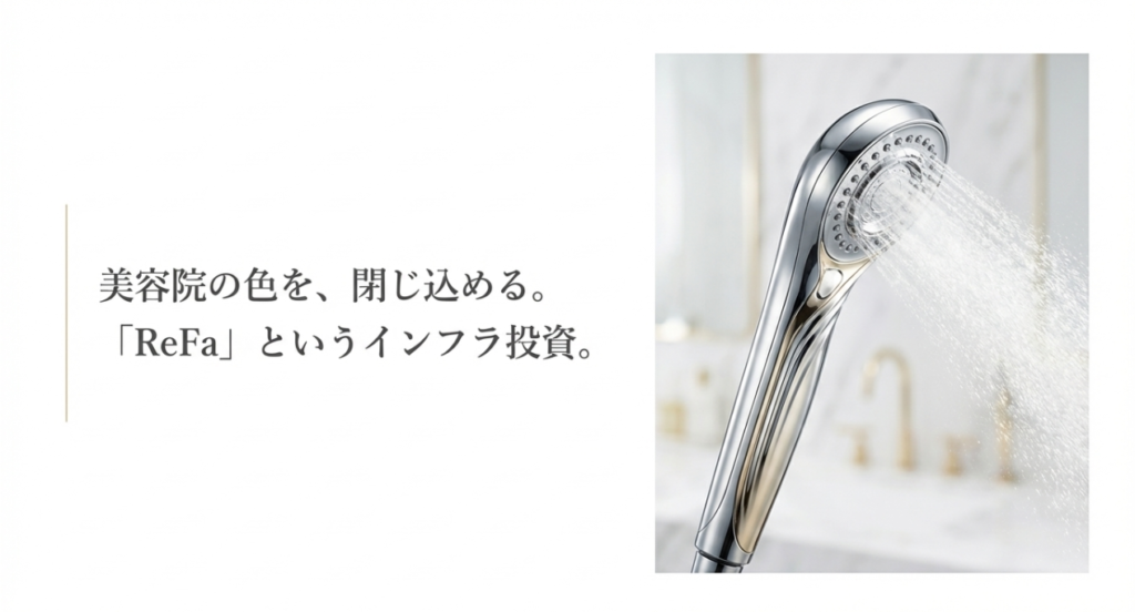 投資すべきはリファのシャワーヘッド一択