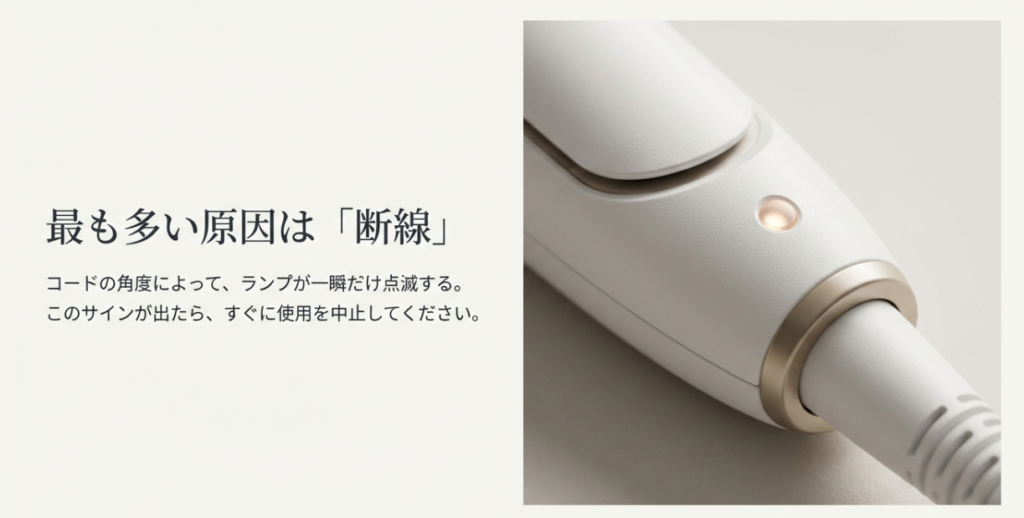 コード断線が一番多い!症状の見極め方