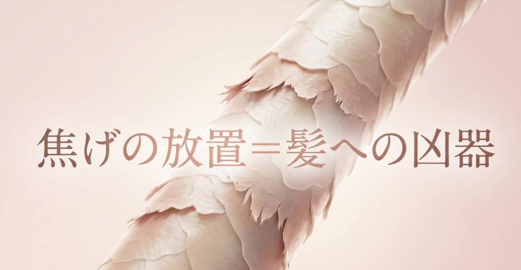 「ちょっとの焦げなら平気」は危険！放置すると髪がチリチリに傷む理由