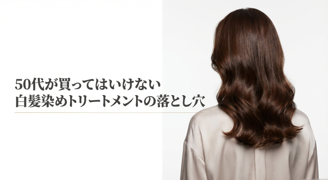 50代が買ってはいけない白髪染めトリートメントの罠