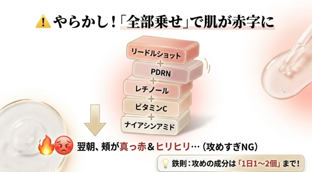 オーバースキンケアで肌がざわついた体験談