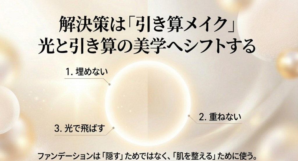 塗り方を変える
「引き算テクニック」