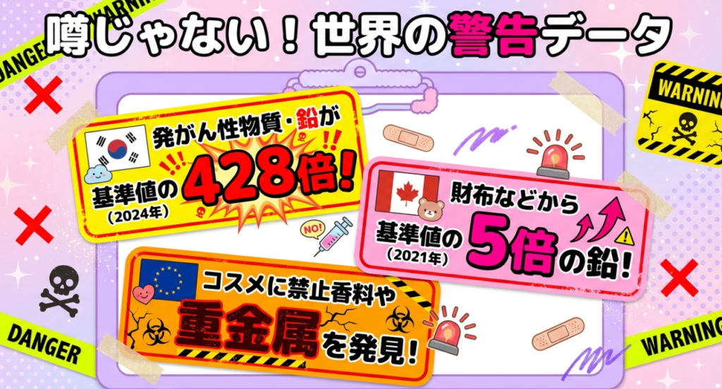 海外で発覚した鉛やヒ素の検出事例