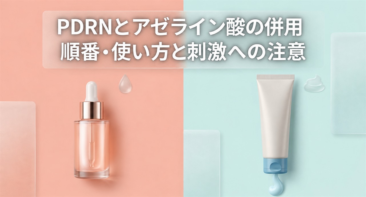 PDRN配合化粧品とアゼライン酸配合化粧品の併用時の順番と注意点
